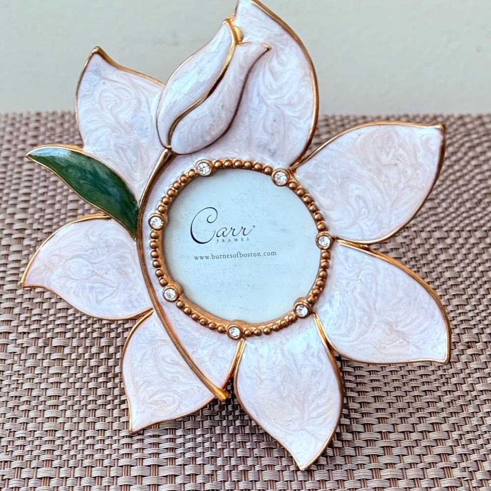 NIB Carr Pink Magnonia Photo Frame